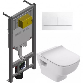 Комплект JACOB DELAFON STRUKTURA E21747RU-00 кнопка белая Комплект JACOB DELAFON STRUKTURA E21747RU-00 кнопка белая