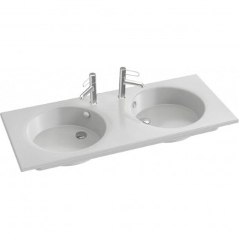 Раковина JACOB DELAFON ODEON RIVE GAUCHE EXAT112-Z-00 121х51 подвесная, встраиваемая белая Раковина JACOB DELAFON ODEON RIVE GAUCHE EXAT112-Z-00 121х51 подвесная, встраиваемая белая