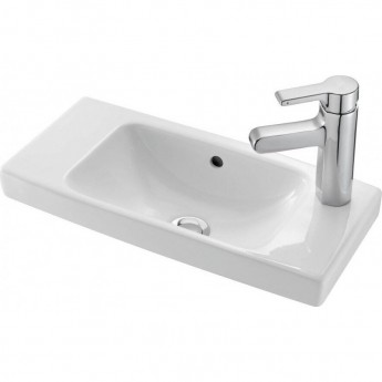 Раковина JACOB DELAFON ODEON UP E4701R-00 50x22,5 подвесная, встраиваемая белая Раковина JACOB DELAFON ODEON UP E4701R-00 50x22,5 подвесная, встраиваемая белая