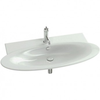 Раковина JACOB DELAFON PRESQUILE E4436-00 100x50 подвесная, встраиваемая белая Раковина JACOB DELAFON PRESQUILE E4436-00 100x50 подвесная, встраиваемая белая