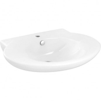 Раковина JACOB DELAFON PRESQU'ILE E1231-00 75х55 подвесная белая Раковина JACOB DELAFON PRESQU'ILE E1231-00 75х55 подвесная белая