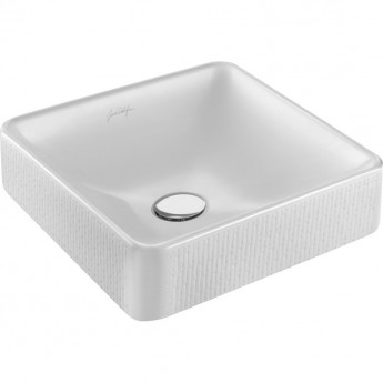 Раковина JACOB DELAFON VOX EVG102-PT5 40x40 карта Парижа, накладная белая Раковина JACOB DELAFON VOX EVG102-PT5 40x40 карта Парижа, накладная белая