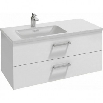 Раковина JACOB DELAFON VOX EXAC112-00 101x46 с тумбой белый лак Раковина JACOB DELAFON VOX EXAC112-00 101x46 с тумбой белый лак