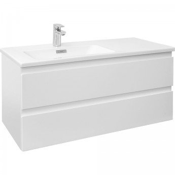 Раковина столешница JACOB DELAFON MADELEINE XAC112K-Z-00 с тумбой белая матовая Раковина столешница JACOB DELAFON MADELEINE XAC112K-Z-00 с тумбой белая матовая
