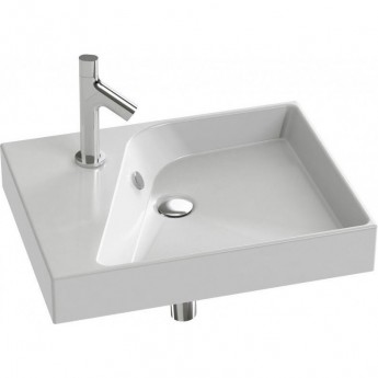 Раковина-столешница JACOB DELAFON RYTHMIK EXQ112-Z-00 60x46 подвесная, встраиваемая белая Раковина-столешница JACOB DELAFON RYTHMIK EXQ112-Z-00 60x46 подвесная, встраиваемая белая