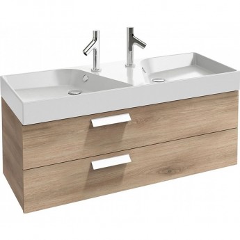 Раковина-столешница JACOB DELAFON RYTHMIK EXM112-Z-00 120x46 с тумбой квебекский дуб Раковина-столешница JACOB DELAFON RYTHMIK EXM112-Z-00 120x46 с тумбой квебекский дуб