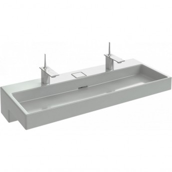 Раковина-столешница JACOB DELAFON TERRACE EXB9112-00 120x49 подвесная, накладная белая с подсветкой Раковина-столешница JACOB DELAFON TERRACE EXB9112-00 120x49 подвесная, накладная белая с подсветкой