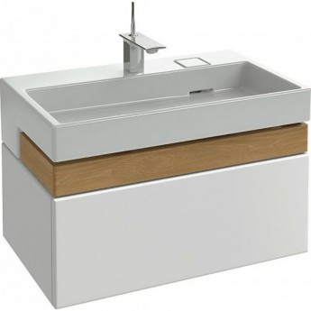 Раковина-столешница JACOB DELAFON TERRACE XD102K-00 80х49 белая с тумбой белый Раковина-столешница JACOB DELAFON TERRACE XD102K-00 80х49 белая с тумбой белый