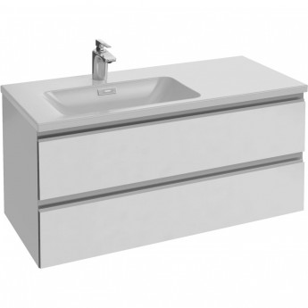 Раковина-столешница JACOB DELAFON VOX XAC112K-Z-0 100x46 с тумбой белый сатин Раковина-столешница JACOB DELAFON VOX XAC112K-Z-0 100x46 с тумбой белый сатин