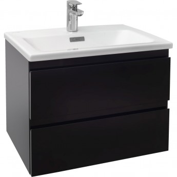 Тумба JACOB DELAFON MADELEINE EB2052-J53 под раковину, 60x46 черный матовый Тумба JACOB DELAFON MADELEINE EB2052-J53 под раковину, 60x46 черный матовый