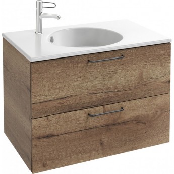 Тумба JACOB DELAFON ODEON RIVE GAUCHE EB2522-R9-E52 для раковины 80 см дуб табак Тумба JACOB DELAFON ODEON RIVE GAUCHE EB2522-R9-E52 для раковины 80 см дуб табак