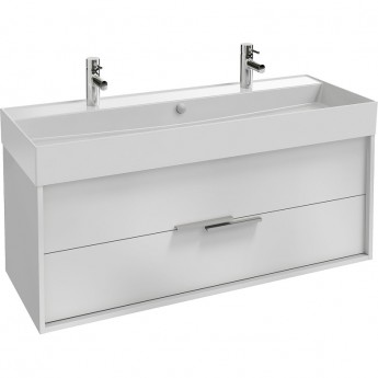 Тумба JACOB DELAFON EB1509-N18-N18 под раковину, 120 см белый меламин Тумба JACOB DELAFON EB1509-N18-N18 под раковину, 120 см белый меламин