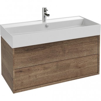 Тумба JACOB DELAFON VIVIENNE EB1585-E52-E52 под раковину, 100 см дуб табак Тумба JACOB DELAFON VIVIENNE EB1585-E52-E52 под раковину, 100 см дуб табак