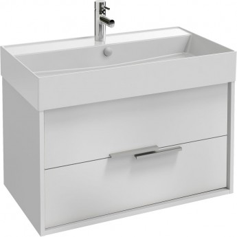Тумба JACOB DELAFON VIVIENNE EB1507-N18-N18 под раковину, 80 см белый меламин Тумба JACOB DELAFON VIVIENNE EB1507-N18-N18 под раковину, 80 см белый меламин