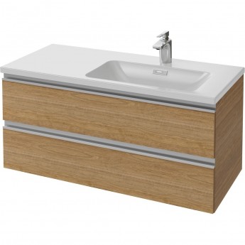 Тумба JACOB DELAFON VOX EB2026-RA-E16 для раковины-столешницы, 100 см под правостороннюю раковину ореховое дерево Тумба JACOB DELAFON VOX EB2026-RA-E16 для раковины-столешницы, 100 см под правостороннюю раковину ореховое дерево